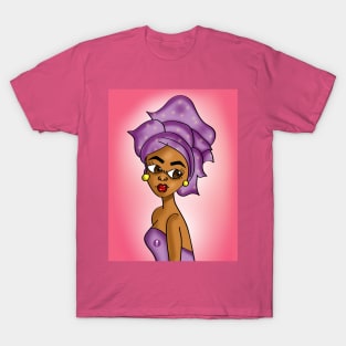 Cute African art digital art T-Shirt